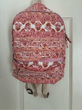 Billabong Pink and White Kids' Patterned Backpack